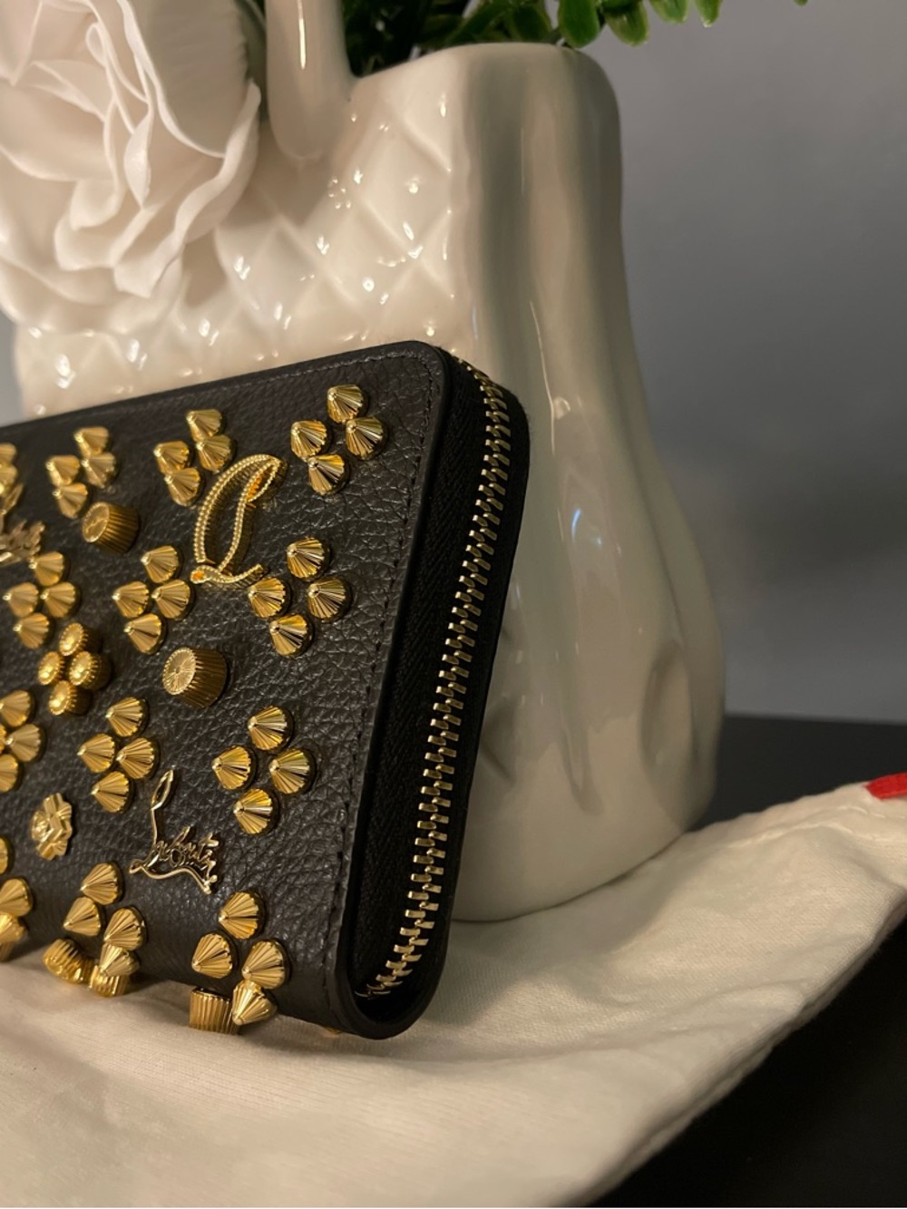 NWT Christian Louboutin Black Panettone Wallet - Picture 5 of 8